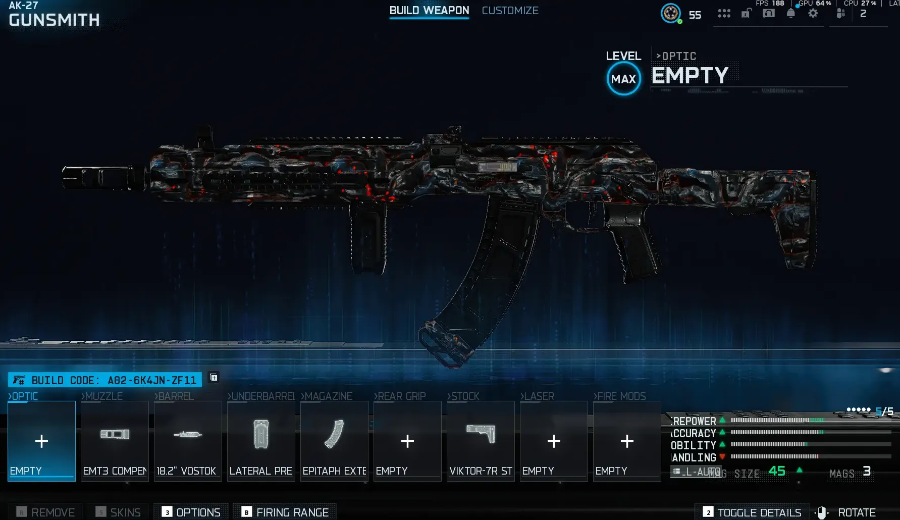 ๐ BO7 / WZ5 ๐ฎ 30 Apocalypse Camos On All Guns ๐ฏ Level 55 ๐งโ๐ 25+ Operators ๐ฅ450 + camos ๐ Linkable To All Platforms โ๏ธ Full Access โก Fast Delivery